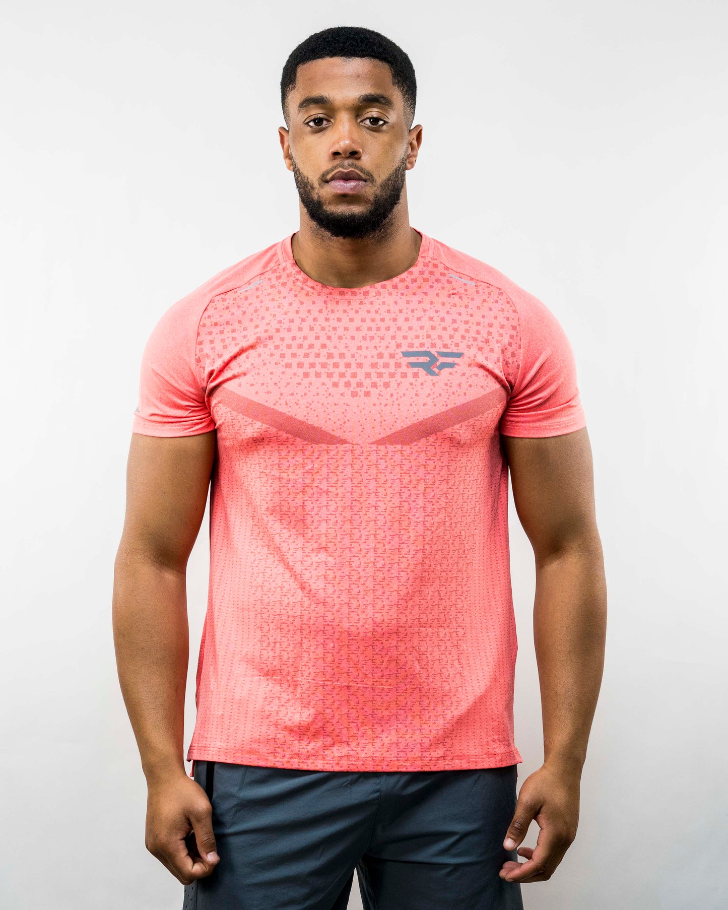 Reflect Dry Fit Mens T-Shirt - Salmon/Coral