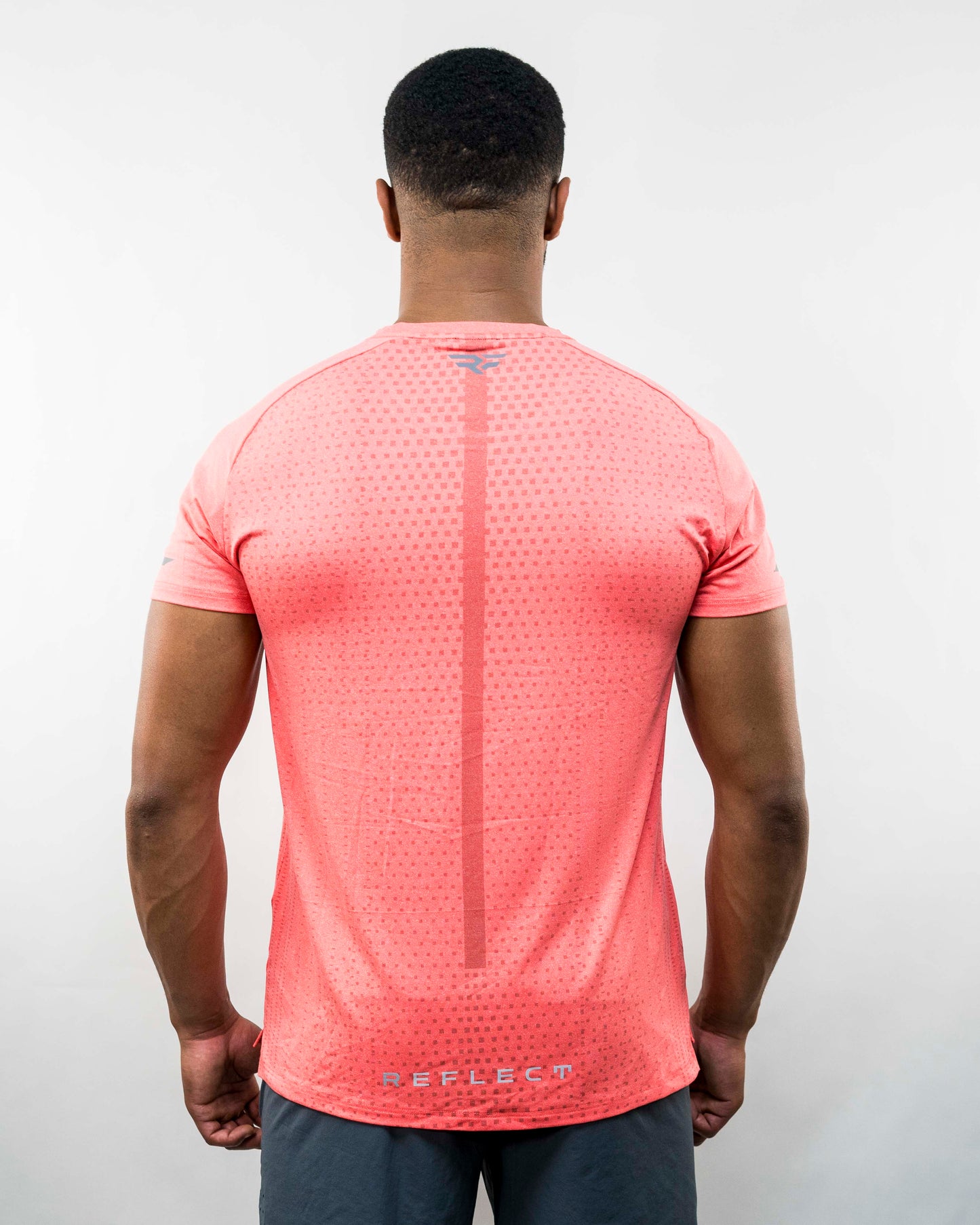 Reflect Dry Fit Mens T-Shirt - Salmon/Coral