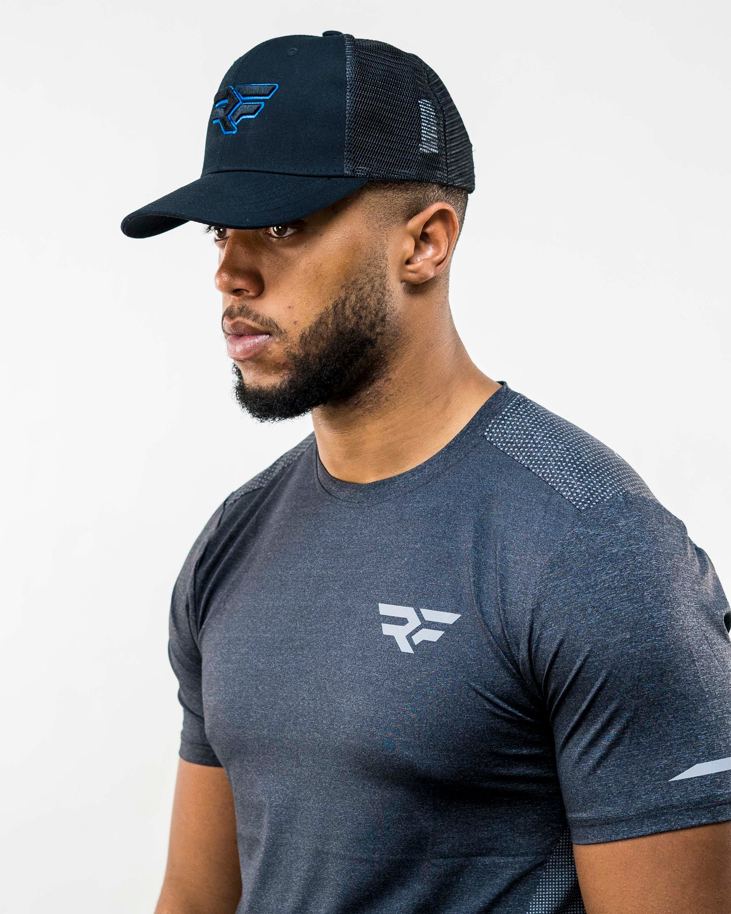 Reflect Mens Cap Black & Blue