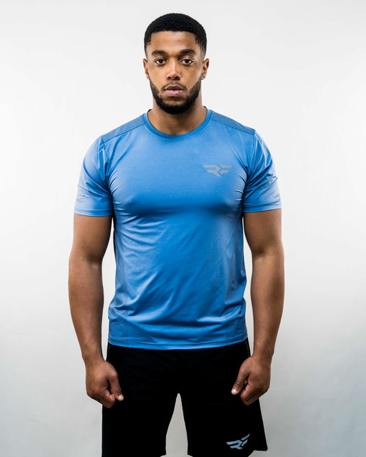 Reflect Mens Dry Fit T-Shirt - Blue